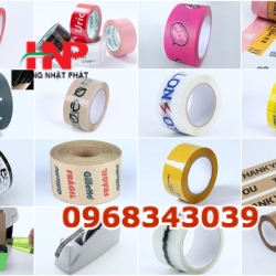 Băng keo vàng in logo