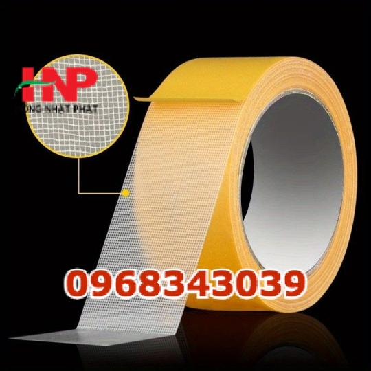 Băng dính sợi thủy tinh 2 mặt