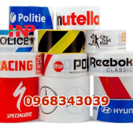 Băng keo màu in logo