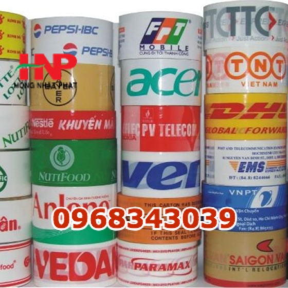 Băng keo in logo theo yêu cầu