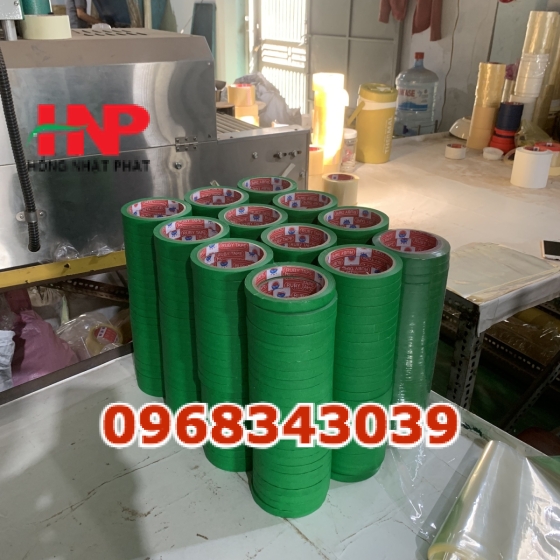 Băng keo giấy xanh lá