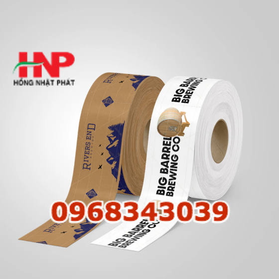 Băng keo đục in logo
